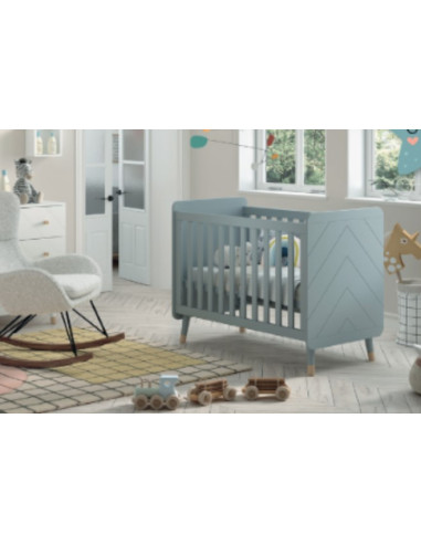 Lit bébé 60x120 - Billy - Satin White