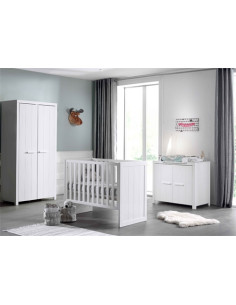 Chambre bébé 3 pces lit...
