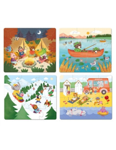 4 puzzles évolutifs - Les... 2