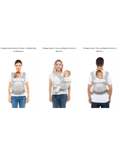 Porte-Bébé Adapt Mesh SoftFlex - Beige