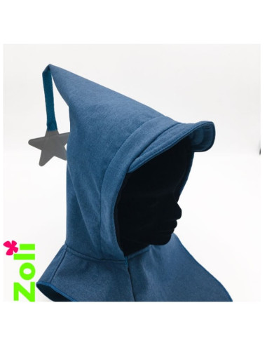 Capuchon enfant imperméable - Bleu jean