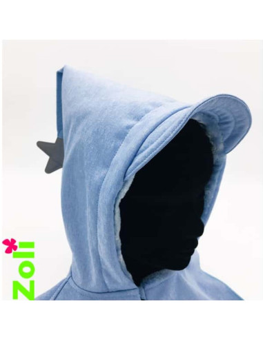 Capuchon enfant imperméable - Gris...