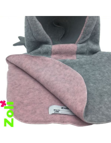 Capuchon enfant polaire - Gris...