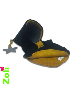 Bonnet enfant Noir - Ocre