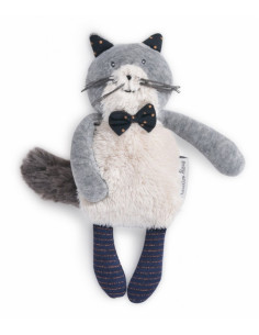 Miniature chat gris clair...