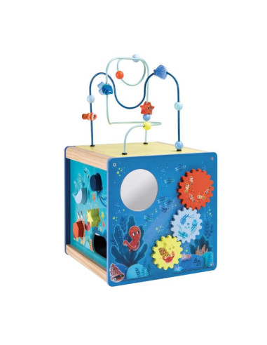 Cube d'activités en bois - Les...