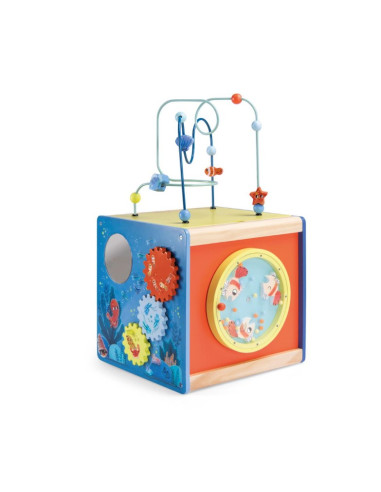 Cube d'activités en bois - Les...