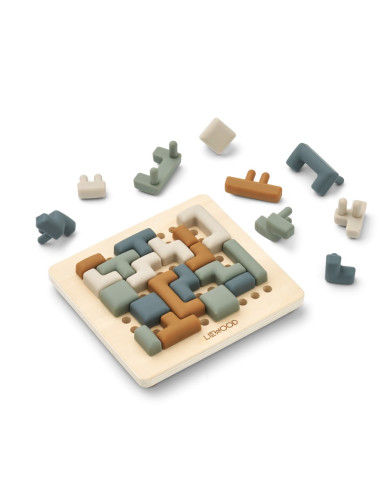 Puzzle Lonzo 28pcs - Faune green...