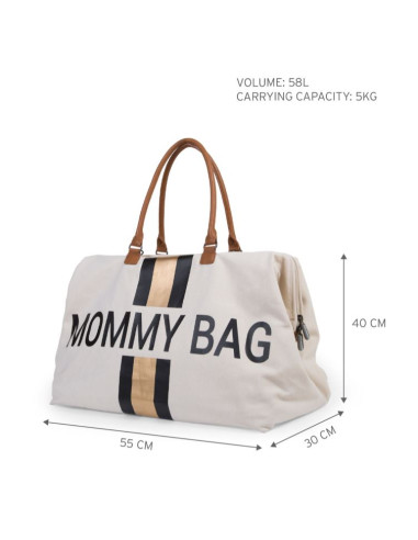 Sac à langer Mommy Bag - Ecru Rayures...