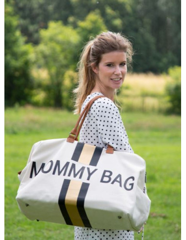 Sac à langer Mommy Bag - Ecru Rayures...