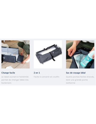 Sac nursery et couffin Baby Travel
