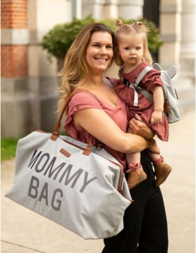 Sac à langer Mommy Bag - Canvas Gris