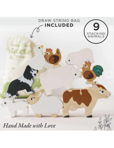 Animaux de le ferme en bois... 2