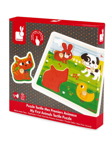 Puzzle tactile - Mes premiers animaux