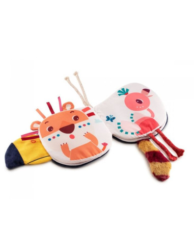 Livre tissu - Qui se cache derrière...