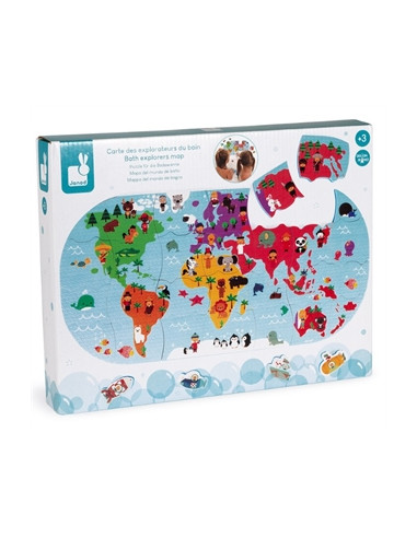 Carte des explorateurs du bain