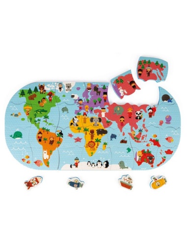 Carte des explorateurs du bain