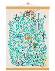 ABC Affiche murale -Jungle