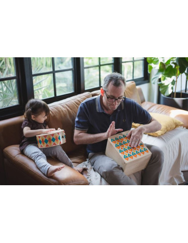 Boîte à rythme bois - Rond