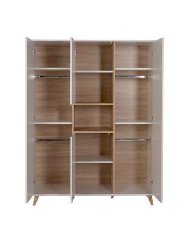 Garde-robe 3 portes - Loft White