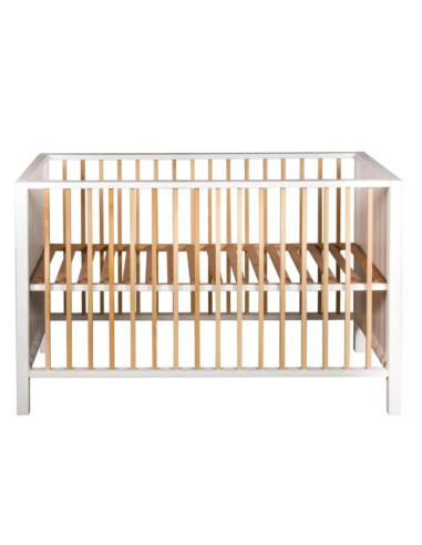 Lit Nordic 60x120cm - Blanc/Naturel