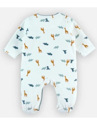 T&S PYJAMA VELOURS BIO  OPS - 9M