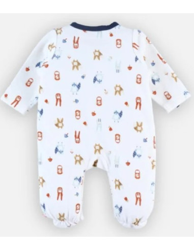 Pyjama dors-bien velours - Animaux...