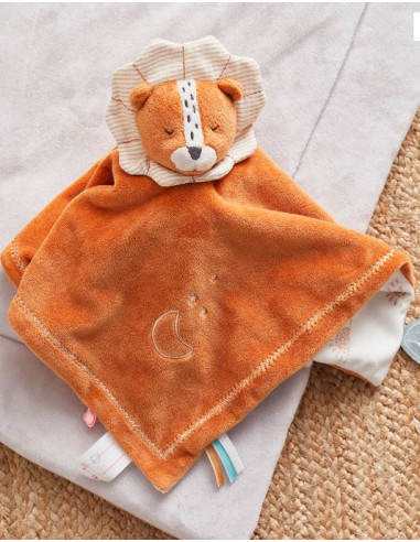 Doudou jour & nuit Babou - Caramel/écru 