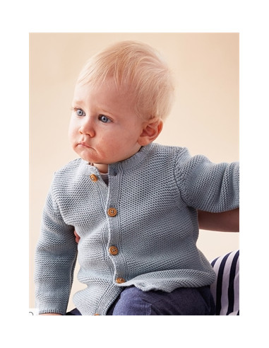 Cardigan tricot - Aqua - 3M