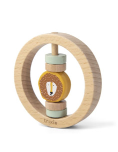 Hochet rond bois - Mr Lion