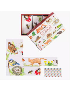 Domino-puzzle des animaux -...