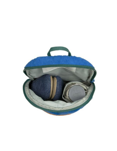 Sac à dos Tiny velours SMILE - Bleu