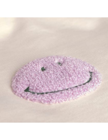 Sweat à capuche GOTS SMILE - 1/2ans