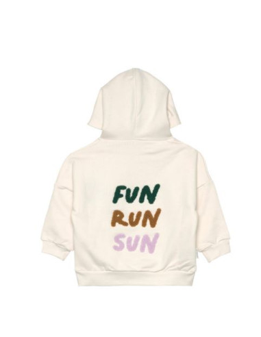 Sweat à capuche GOTS SMILE - 1/2ans