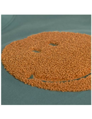 Sweat GOTS Little Gang SMILE vert -...