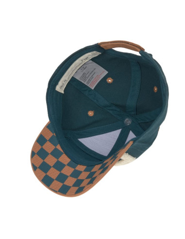 Casquette à visière RUN - blue/brown...