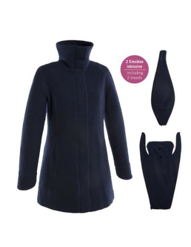 Manteau laine bio doublée coton bio +...