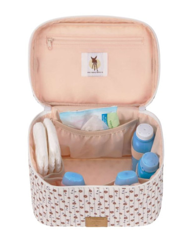 Vanity bébé - Fleurs blanches