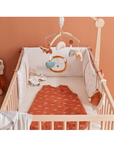 Tour de lit Babou en veloudoux -...