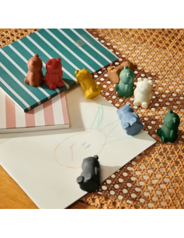 Crayons Mr.Bear Wallace lot de 9 -...