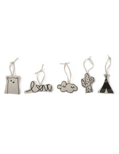 Figures en canvas - 5pc