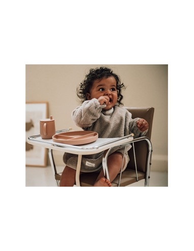 Bavoir avec manches Dijon Daily - Clay