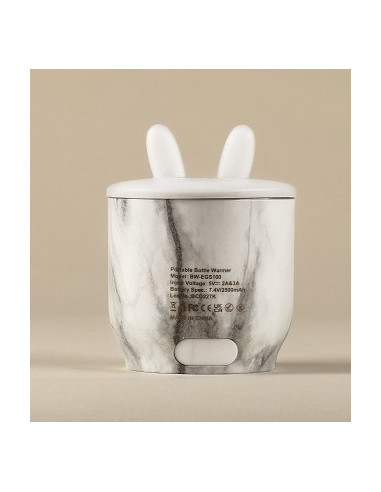 Chauffe biberon portable - Marbré