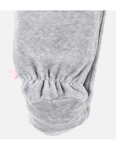 Pyjama en velours Babou - gris - 0M
