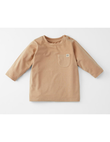 T-shirt LM anti-UV 6/12M - Peanut Brown