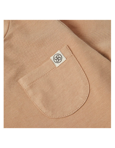 T-shirt LM anti-UV 6/12M - Peanut Brown