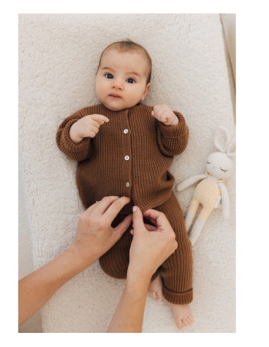 Housse coussin à langer - Moutonné