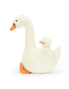 Peluche Featherful Swan - 39cm 2