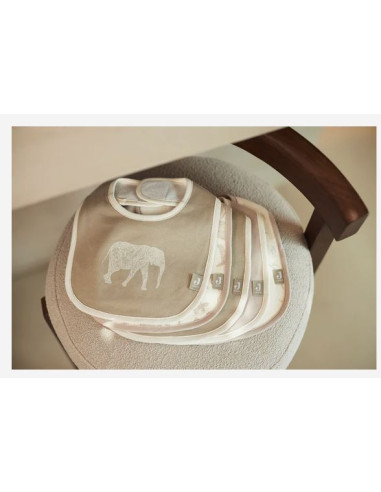 Bavoirs imperméables 5pcs - Animals