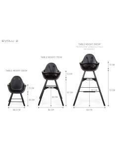 EVOLU 2 Chaise Noir / Noir... 2